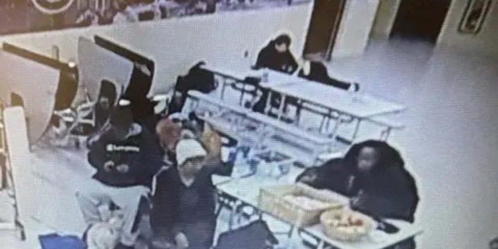 People took shelter in the nearby school. Credit: Cheektowaga Police Department.